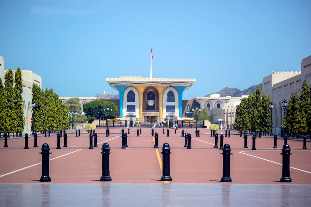 Photo by mostafa meraji Al Alam Palace in Muscat, Oman