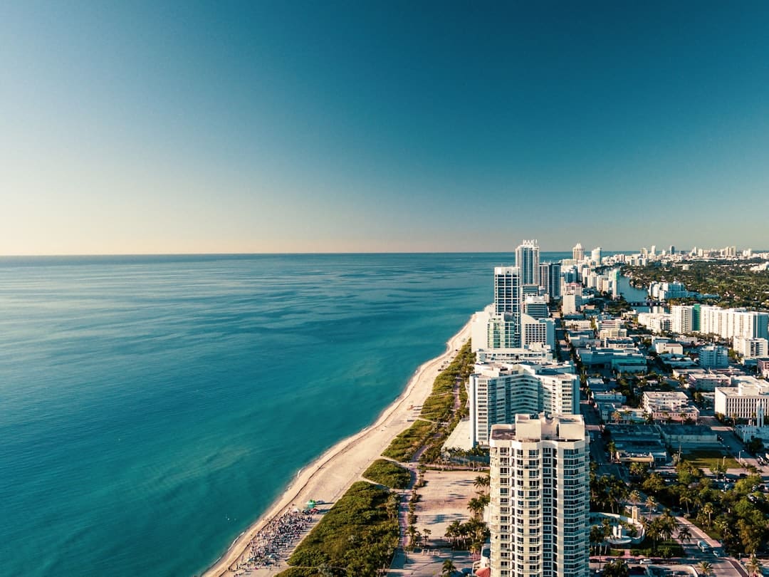 Photo by Shawn Henley aerial photography of buildings